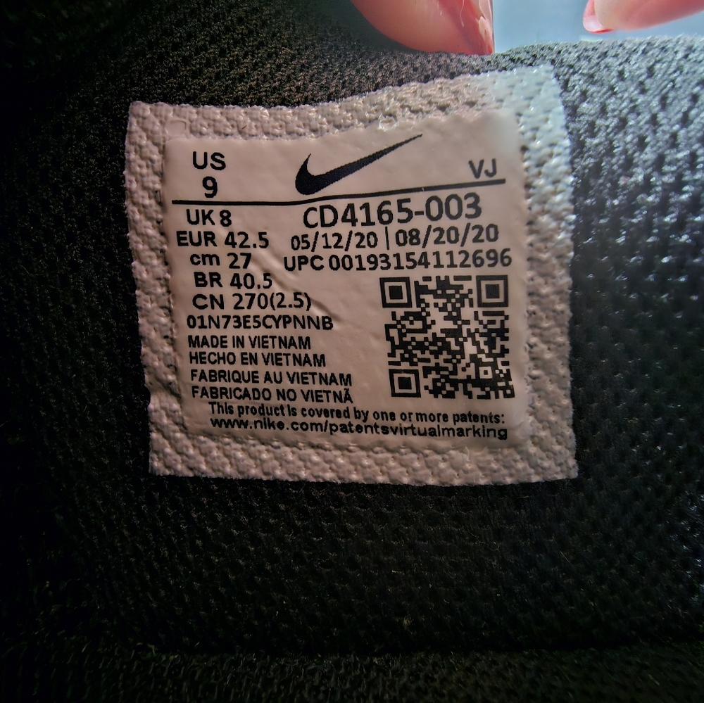 Men's 9 Airmax Excees black/gray - Picture 7 of 7